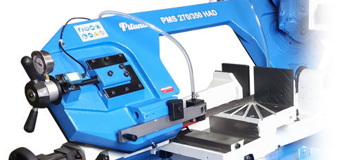 Poloautomatická pásová pila PMS 270/350 HAD-V - rameno pily
